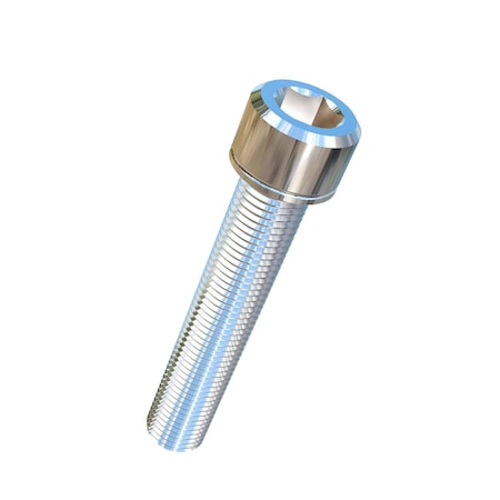 Allied Titanium 3/8"-24 Socket Head Cap Screw, Socket, Plain Titanium, 2 in Length 0016790